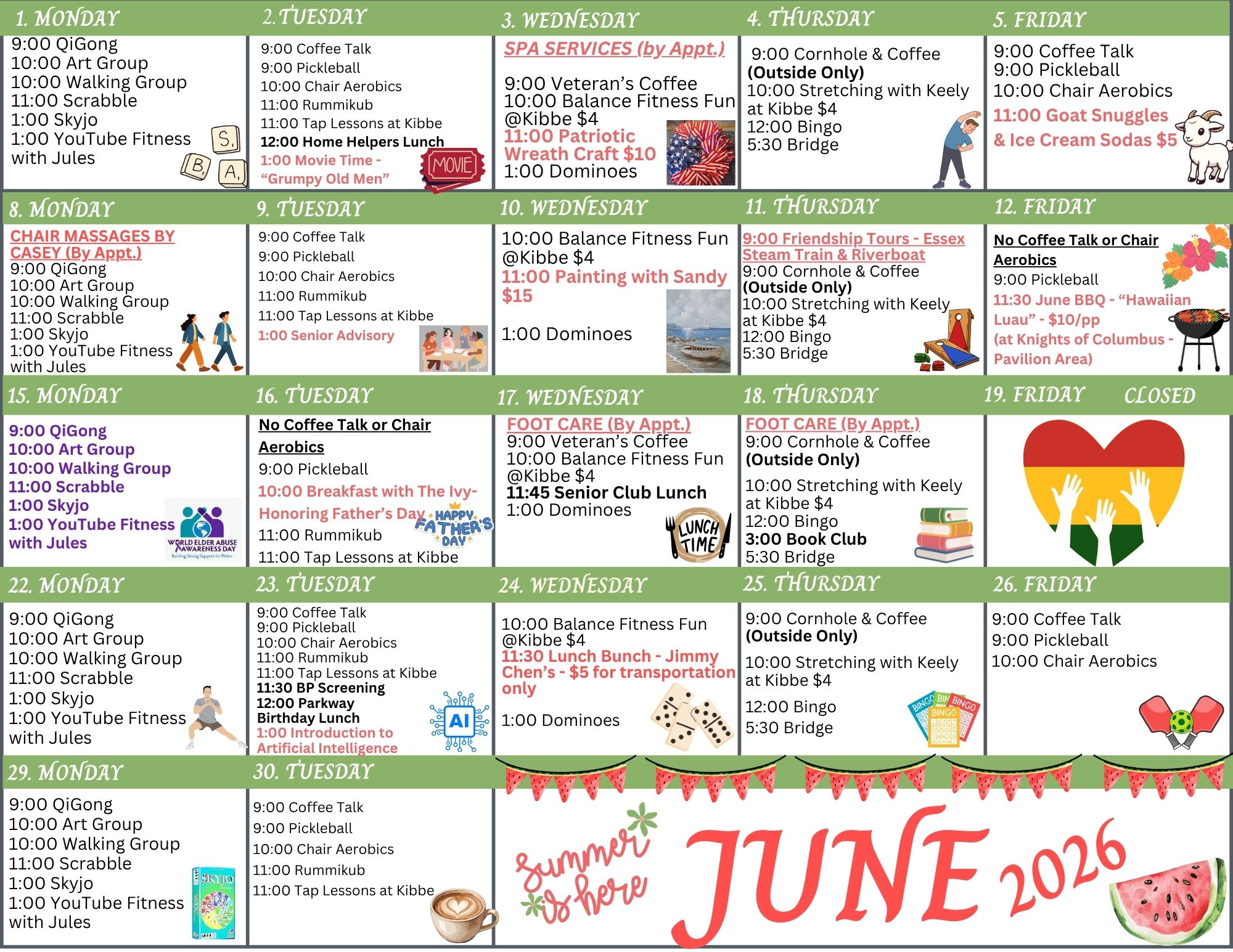 June 2026 Calendar